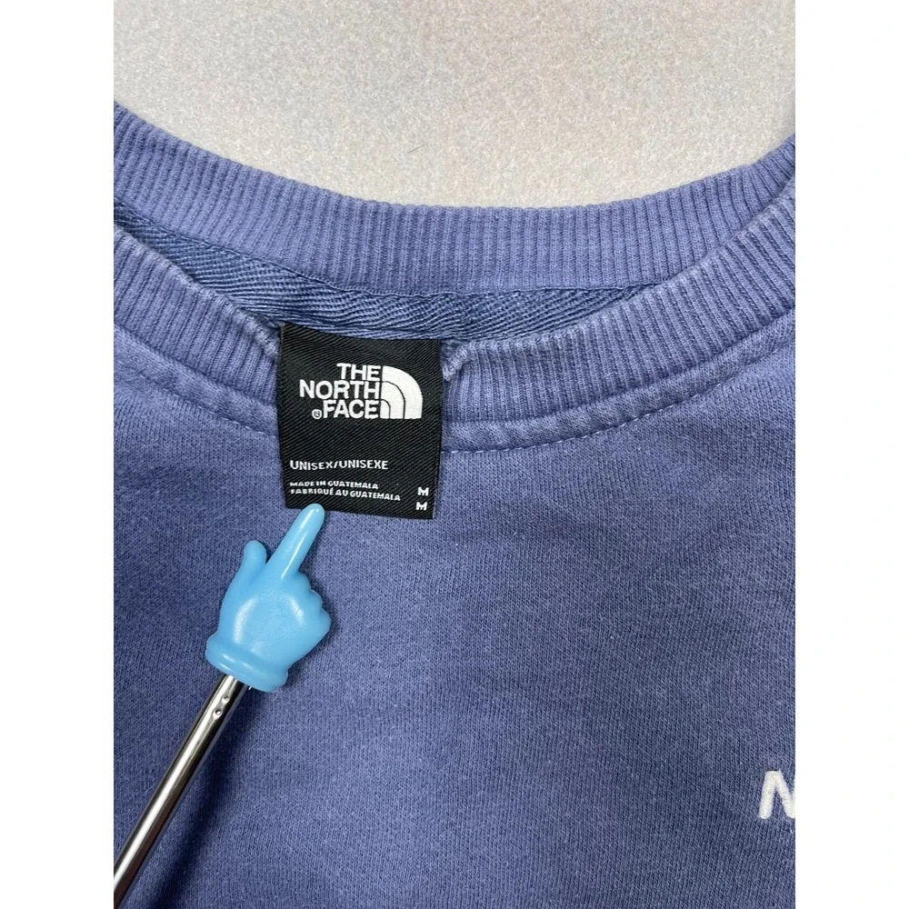 The North Face Sweatshirt Cotton Blend Blue Medium Unisex